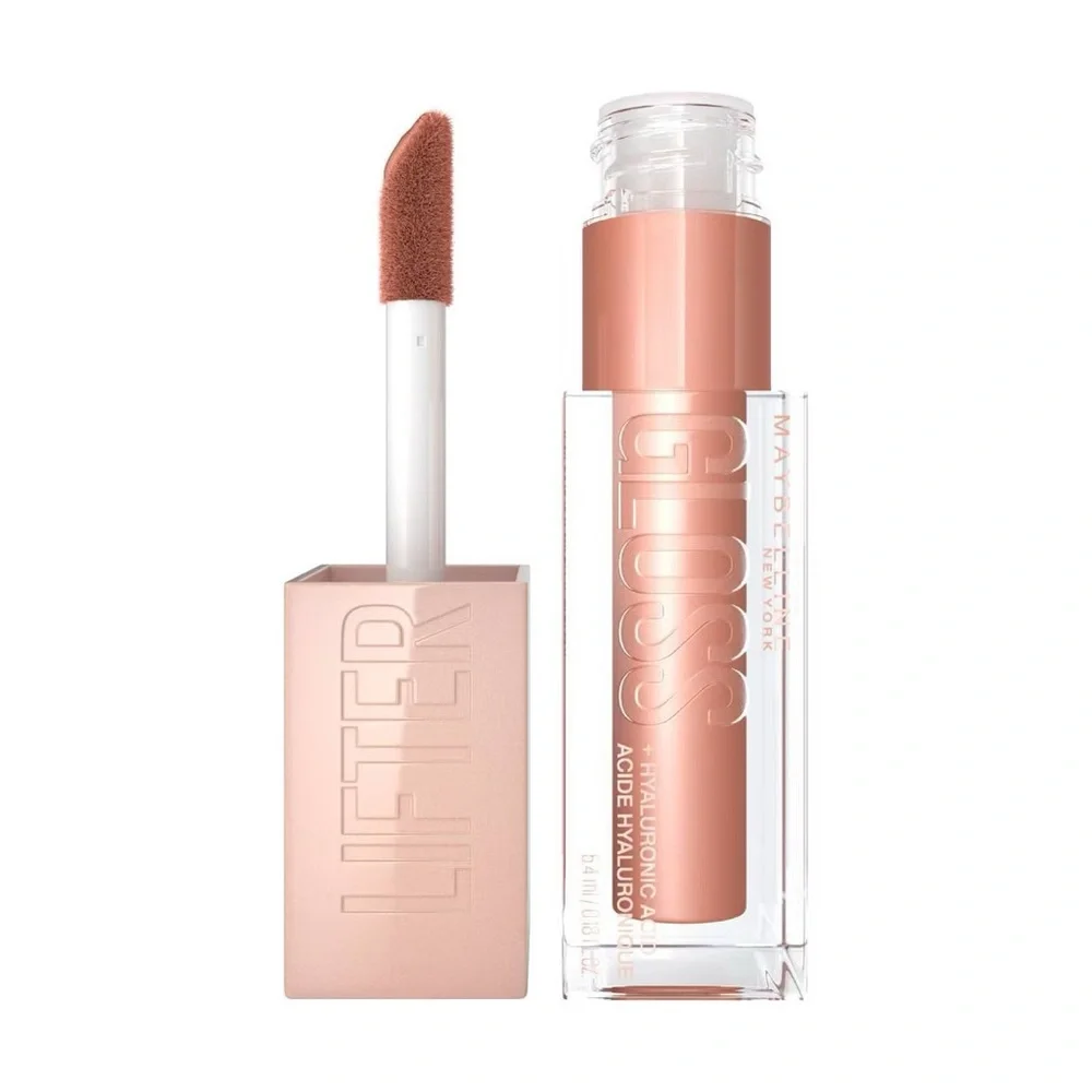 Nwt Maybelline Lifter Gloss Plumping Lip Gloss with Hyaluronic Acid - 008 stone